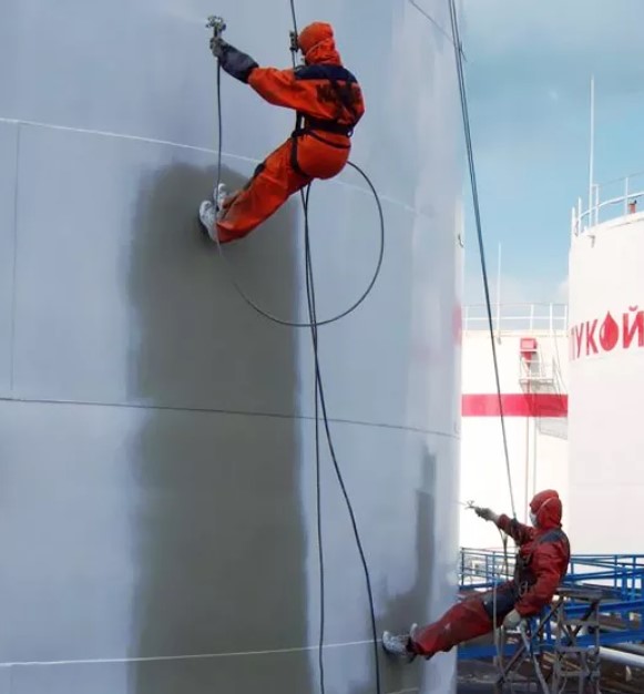 Покраска резервуаров)